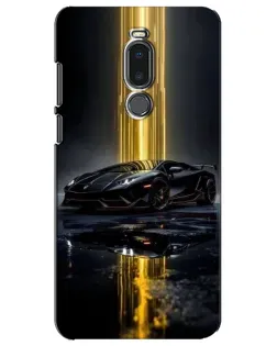 Чехол для Meizu Note 8 с картинкой «Ночной Lamborghini драйв»
