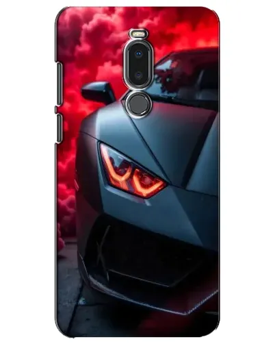 Чехол для Meizu Note 8 с картинкой «Lamborghini красное сияние»