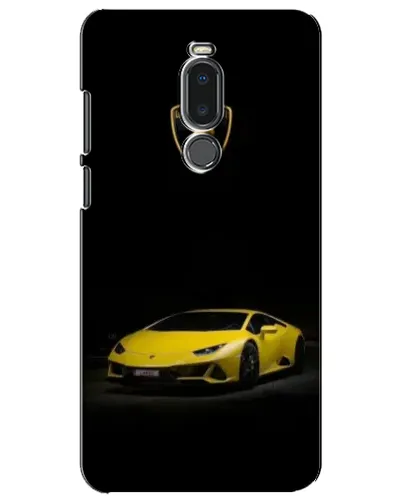 Чехол для Meizu Note 8 с картинкой «Lamborghini желтый акцент»