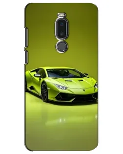 Чехол для Meizu Note 8 с картинкой «Салатовый Lamborghini Huracan»