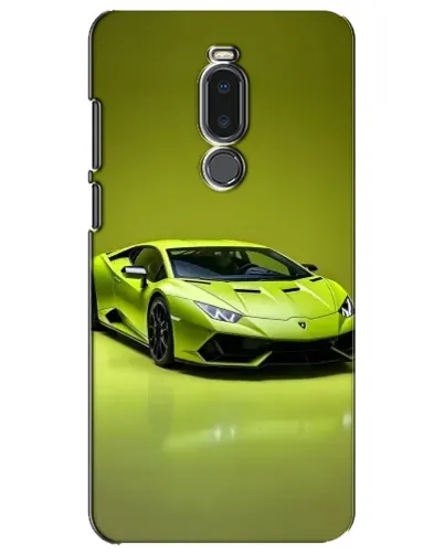 Чехол для Meizu Note 8 с картинкой «Салатовый Lamborghini Huracan»