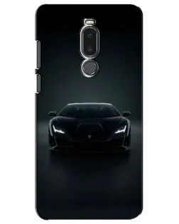 Чехол для Meizu Note 8 с картинкой «Черный Lamborghini Aventador»