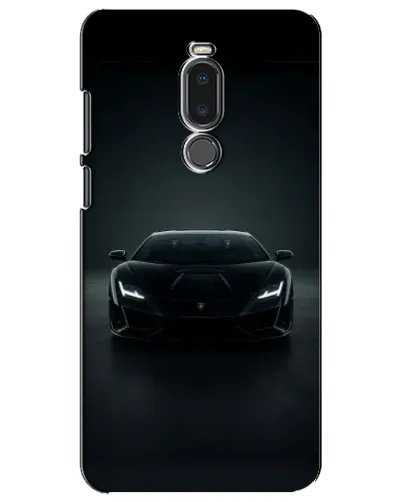 Чехол для Meizu Note 8 с картинкой «Черный Lamborghini Aventador»