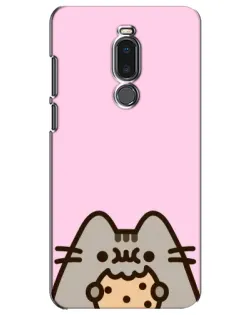Чехол для Meizu Note 8 с картинкой «Pusheen и печенье» Чехол для Meizu Note 8 с картинкой «Pusheen и печенье»