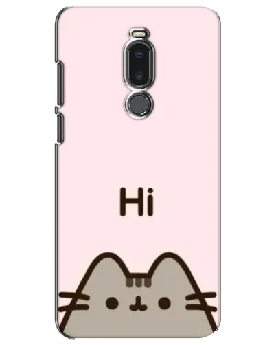 Чехол для Meizu Note 8 с картинкой «Пушин говорит Hi» Чехол для Meizu Note 8 с картинкой «Пушин говорит Hi»