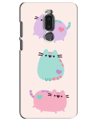 Чехол для Meizu Note 8 с картинкой «Pusheen трио» Чехол для Meizu Note 8 с картинкой «Pusheen трио»