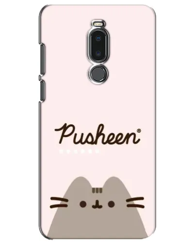 Чехол для Meizu Note 8 с картинкой «Pusheen логотип» Чехол для Meizu Note 8 с картинкой «Pusheen логотип»