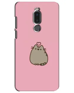 Чехол для Meizu Note 8 с картинкой «Pusheen сердце»