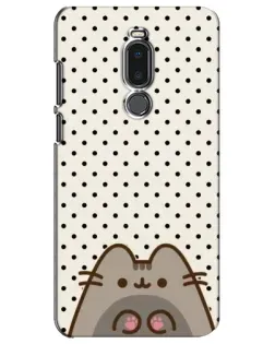 Чехол для Meizu Note 8 с картинкой «Пушин в горошек»