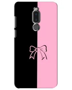 Чехол для Meizu Note 8 с картинкой «Половинки банта»