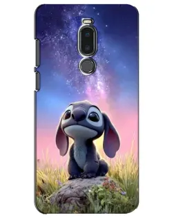Чехол для Meizu Note 8 с картинкой «Стич на рассвете»