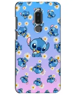 Чехол для Meizu Note 8 с картинкой «Паттерн со Стичем»