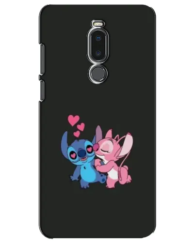 Чехол для Meizu Note 8 с картинкой «Анжел целует Стича»
