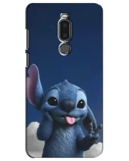 Чехол для Meizu Note 8 с картинкой «Стич в облаках»