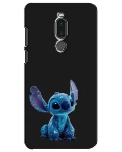 Чехол для Meizu Note 8 с картинкой «Стич на черном»