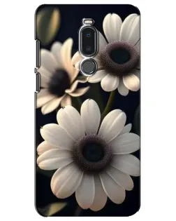 Чехол для Meizu Note 8 с картинкой «Белые маргаритки макро»