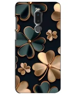 Чехол для Meizu Note 8 с картинкой «Клевер в золоте»