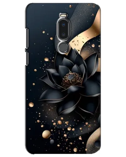 Чехол для Meizu Note 8 с картинкой «Черный лотос» Чехол для Meizu Note 8 с картинкой «Черный лотос»