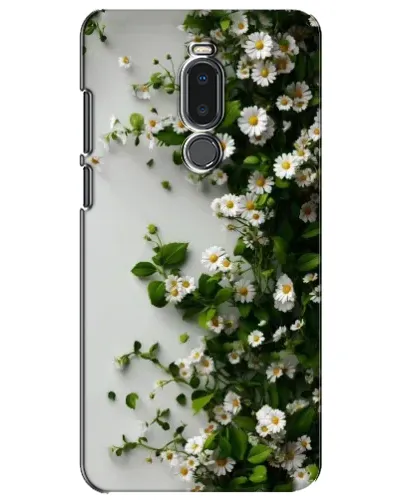 Чехол для Meizu Note 8 с картинкой «Ветка мелких белых цветов» Чехол для Meizu Note 8 с картинкой «Ветка мелких белых цветов»