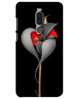 Чохол для Meizu Note 8 з картинкою «Срібна фантазійна квітка» Чохол для Meizu Note 8 з картинкою «Срібна фантазійна квітка»