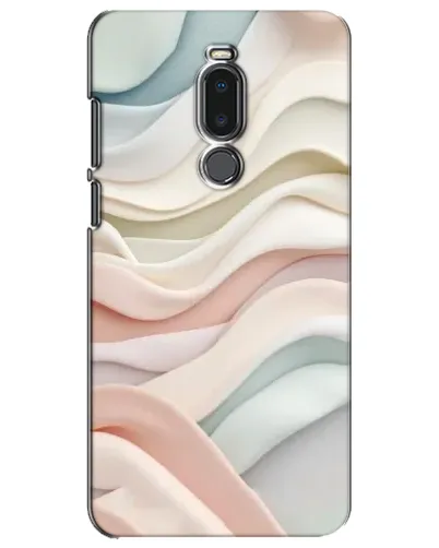 Чохол для Meizu Note 8 з картинкою «Пастельні ніжні хвилі»