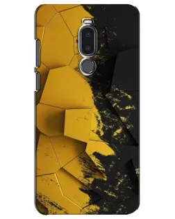 Чохол для Meizu Note 8 з картинкою «Золоті уламки геометрії»