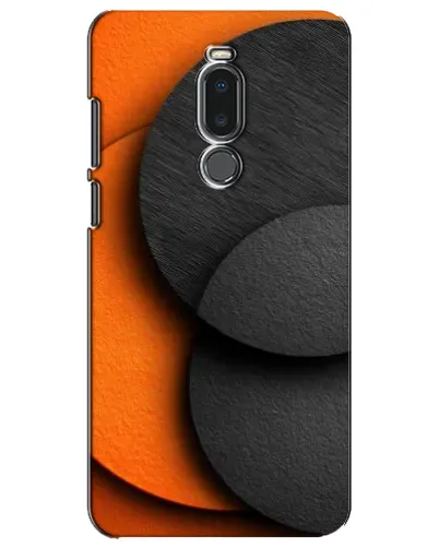 Чохол для Meizu Note 8 з картинкою «Геометрія помаранчевих кіл»