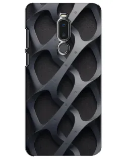 Чохол для Meizu Note 8 з картинкою «Об'ємне сіре плетіння»