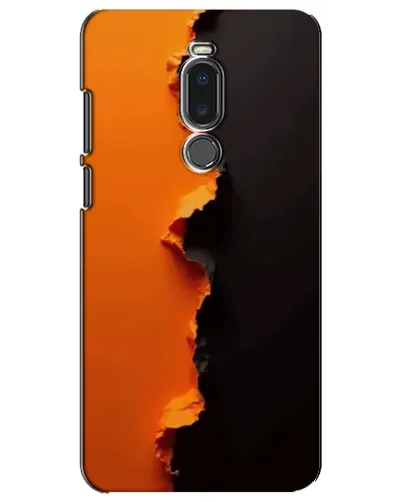 Чохол для Meizu Note 8 з картинкою «Помаранчевий розлом»