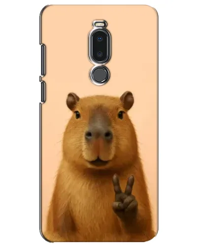 Чехол для Meizu Note 8 с картинкой «Капибара виктория»