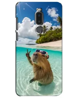 Чехол для Meizu Note 8 с картинкой «Капибара на море» Чехол для Meizu Note 8 с картинкой «Капибара на море»