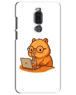 Чехол для Meizu Note 8 с картинкой «Капибара с ноутбуком» Чехол для Meizu Note 8 с картинкой «Капибара с ноутбуком»
