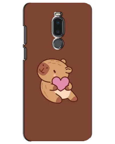 Чехол для Meizu Note 8 с картинкой «Капибара с сердцем»