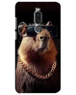 Чехол для Meizu Note 8 с картинкой «Капибара золотая цепь» Чехол для Meizu Note 8 с картинкой «Капибара золотая цепь»