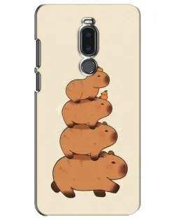 Чехол для Meizu Note 8 с картинкой «Башня из капибар» Чехол для Meizu Note 8 с картинкой «Башня из капибар»