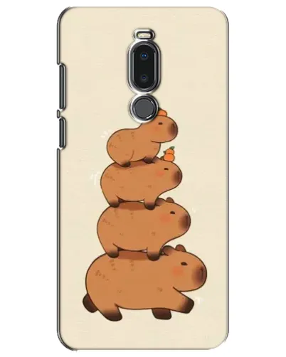 Чехол для Meizu Note 8 с картинкой «Башня из капибар»