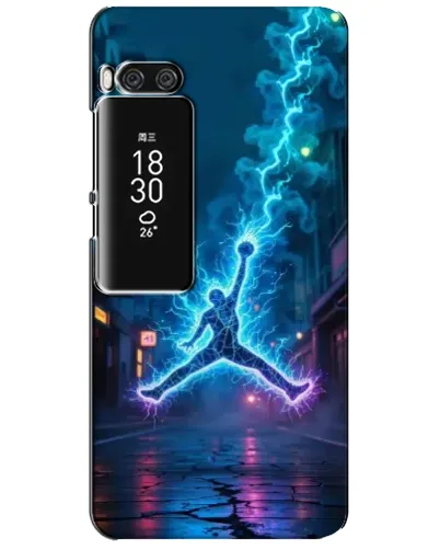 Чехол для Meizu Pro 7 Plus с картинкой «Jordan Gold Jumpman»