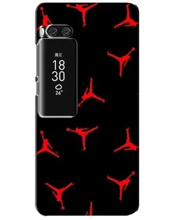 Чехол для Meizu Pro 7 Plus с картинкой «Jordan Red Pattern»