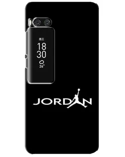 Чехол для Meizu Pro 7 Plus с картинкой «Jordan White Logo»