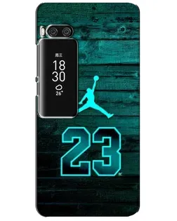 Чехол для Meizu Pro 7 Plus с картинкой «Jordan Cyan 23»