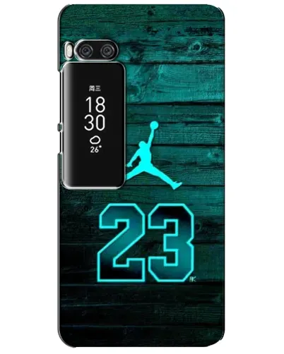 Чехол для Meizu Pro 7 Plus с картинкой «Jordan Cyan 23»