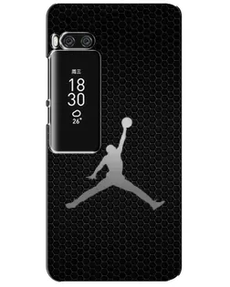Чехол для Meizu Pro 7 Plus с картинкой «Jordan Dark Carbon»
