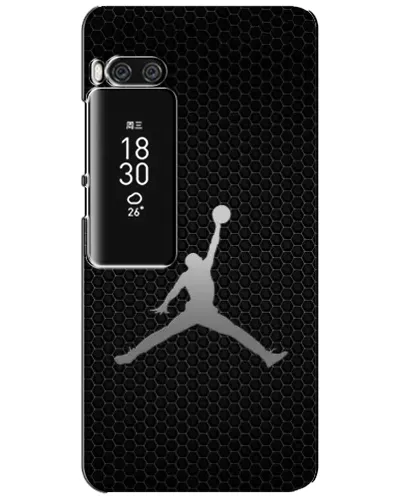 Чехол для Meizu Pro 7 Plus с картинкой «Jordan Dark Carbon»