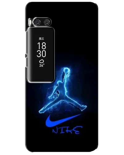 Чехол для Meizu Pro 7 Plus с картинкой «Jordan Neon Blue»