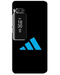Чехол для Meizu Pro 7 Plus с картинкой «Adidas Cyan Logo»