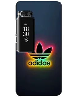 Чехол для Meizu Pro 7 Plus с картинкой «Неоновый Adidas»