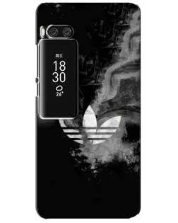 Чехол для Meizu Pro 7 Plus с картинкой «Абстрактный дым Adidas»