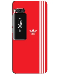 Чехол для Meizu Pro 7 Plus с картинкой «Красный минимализм Adidas»