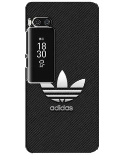 Чехол для Meizu Pro 7 Plus с картинкой «Adidas Карбоновая текстура»