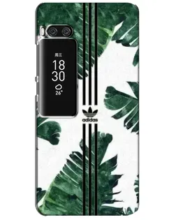 Чехол для Meizu Pro 7 Plus с картинкой «Пальмовые листья адидас»